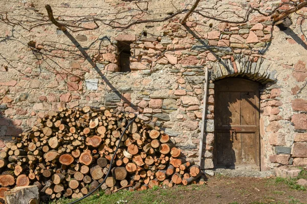 Casetta Rurale Torello Vicino Carona Sulle Alpi Svizzere — Foto Stock