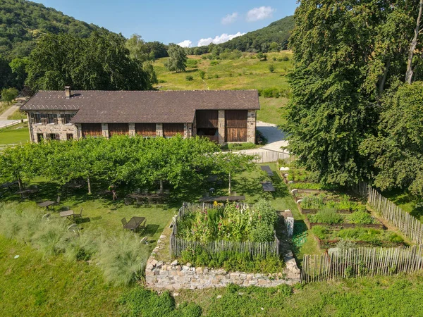 Rural Restaurant Vicania Carona Swiss Alps — Stock Photo, Image