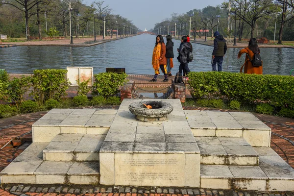 Lumbini Népal Janvier 2020 Canal Zone Monastique Lumbini Népal — Photo