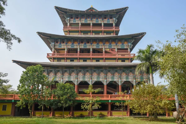 Nepal Deki Lumbini Manastırında Budist Manastırı — Stok fotoğraf