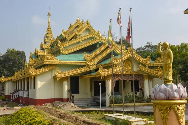Monastère Bouddhiste Dans Zone Monastique Lumbini Népal — Photo