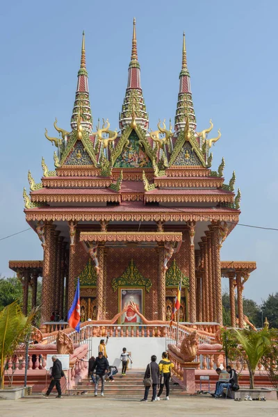 Lumbini Nepál Ledna 2020 Buddhistický Klášter Klášterní Zóně Lumbini Nepálu — Stock fotografie