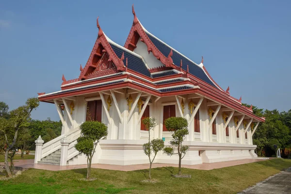 Thailändisches Buddhistisches Kloster Der Mönchszone Von Lumbini Nepal — Stockfoto