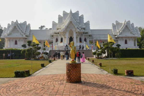 Lumbini Nepal Stycznia 2020 Tajski Klasztor Buddyjski Strefie Klasztornej Lumbini — Zdjęcie stockowe