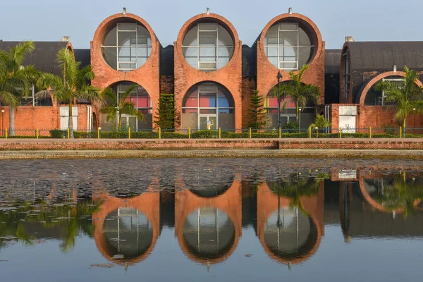 Lumbini Népal Janvier 2020 Maison Moderne Dans Zone Monastique Lumbini — Photo