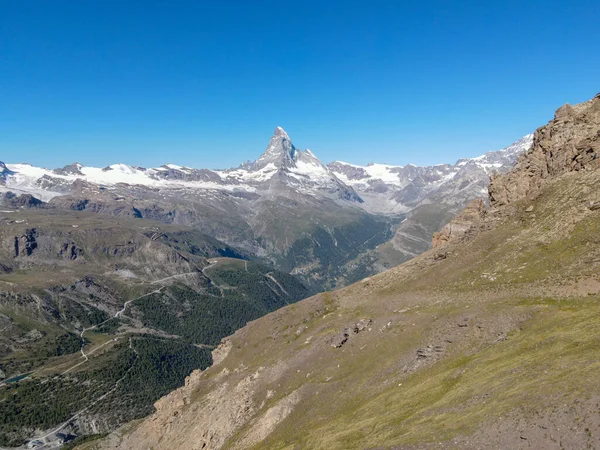 スイスアルプスのツェルマットにあるマッターホルン山 — ストック写真