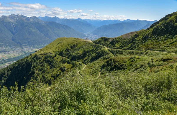 Mountain View Mount Tamaro Swiss Alps — Stock Photo, Image