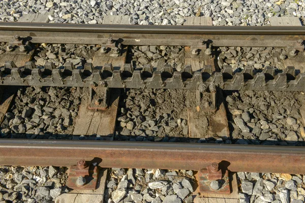 Primer Plano Ferrocarril Cremallera Gornergrat Los Alpes Suizos —  Fotos de Stock