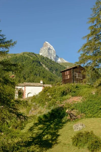 Village Blatten Sur Zermatt Dans Les Alpes Suisses — Photo