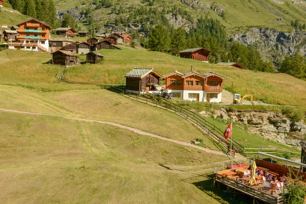 Церматт Швейцария 2020 Деревня Блаттен Над Церматтом Швейцарских Альпах — стоковое фото
