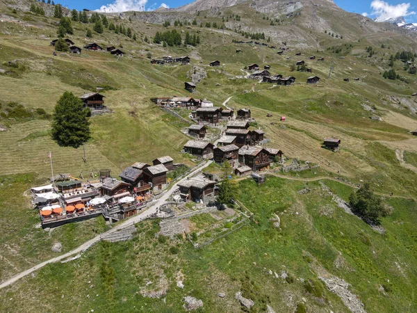 Zermatt Switzerland July 2020 Small Mountain Village Zermatt Swiss Alps — Stock Photo, Image