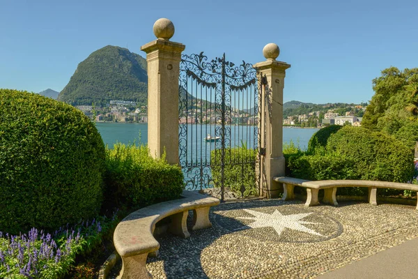 Orto Botanico Lago Lugano Svizzera — Foto Stock