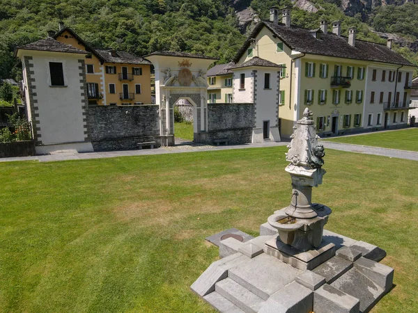 Cevio Svizzera Luglio 2020 Villaggio Cevio Valle Maggia Nella Svizzera — Foto Stock