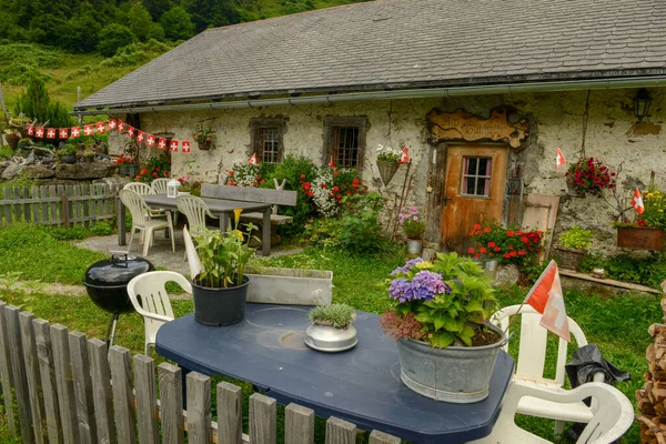 Landelijk Huis Brunni Engelberg Zwitserse Alpen — Stockfoto