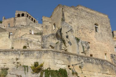Matera 'nın İtalya' daki eski merkezi, Unesco dünya mirası.