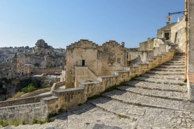 Matera 'nın İtalya' daki eski merkezi, Unesco dünya mirası.
