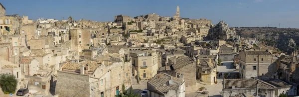 Άποψη Της Matera Στην Ιταλία Παγκόσμια Κληρονομιά Της Unesco — Φωτογραφία Αρχείου