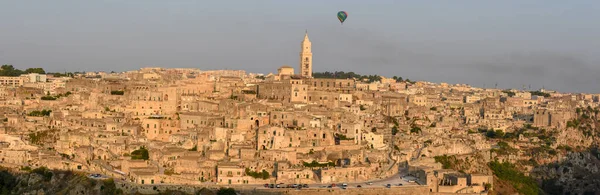 Άποψη Της Matera Στην Ιταλία Παγκόσμια Κληρονομιά Της Unesco — Φωτογραφία Αρχείου