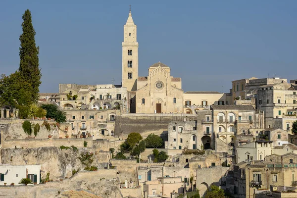 View Matera His Cathedral Italy Unesco World Heritage — Stock Photo, Image