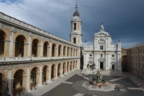 Lorette Italie Septembre 2020 Sanctuaire Vierge Lorette Sur Les Marches — Photo