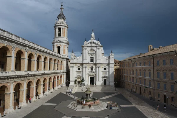 Lorette Italie Septembre 2020 Sanctuaire Vierge Lorette Sur Les Marches — Photo