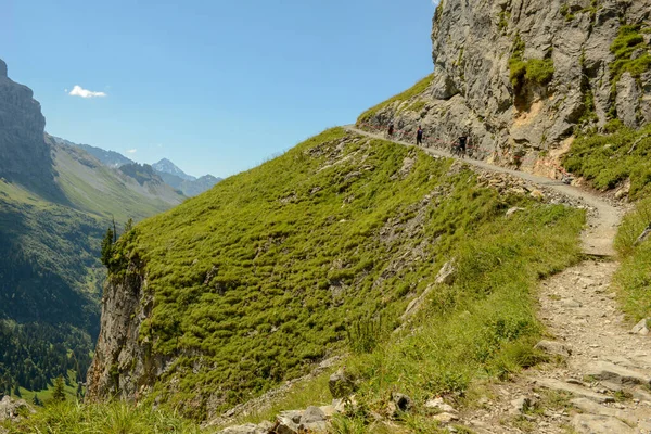 Engstlenalp Suiza Agosto 2020 Trekking Engstlenalp Los Alpes Suizos —  Fotos de Stock