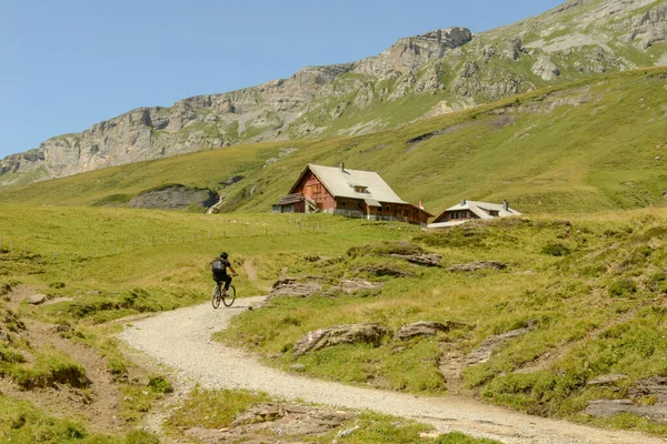 Paisaje Montaña Tannen Sobre Engelberg Los Alpes Suizos —  Fotos de Stock