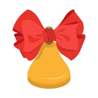 Yay rengi vektör resimli okul zili