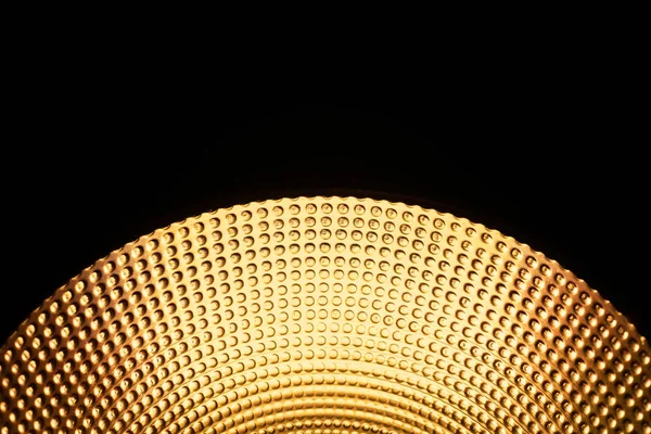 Lampenkap Van Vintage Lamp Warm Licht Overdekt Versieren Geïsoleerde Achtergrond — Stockfoto