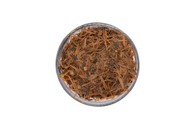 Lapacho herbal tea, close up, isolated. Healthy South American tea drink used as natural antibiotic, anti-aging effect and boosts the immune system. clipart