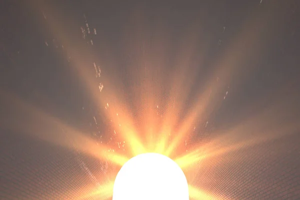 Арка Червоної Цегли Сонячне Світло Кінці Тунелю Символ Надії Нове — стокове фото