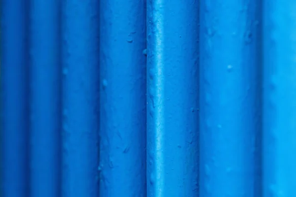 Wiele Starych Rur Niebieski Rurociągu Używane Branży Różnych Sposobów Gaz — Zdjęcie stockowe