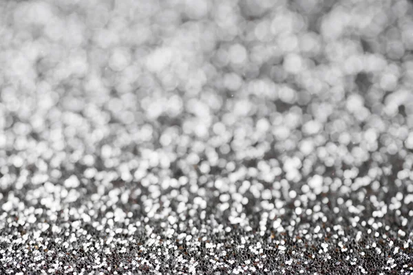 Silver Glitter Texture New Year Christmas Background Greeting Card Valentines — Stock Photo, Image