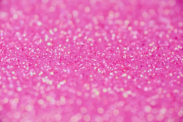 Pink Glitter Texture New Year Christmas Background Greeting Card Valentines — Stock Photo, Image