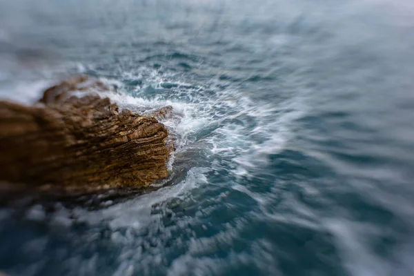 Olas Azules Del Mar Montenegro — Foto de Stock