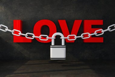 Aşk sözcüğü kilit altında