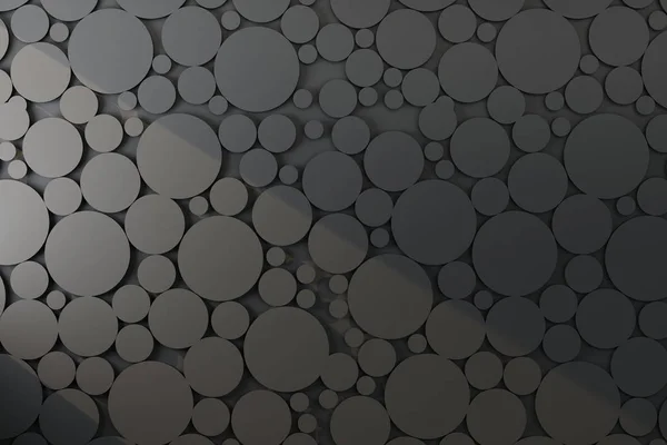 black wall with circles texture