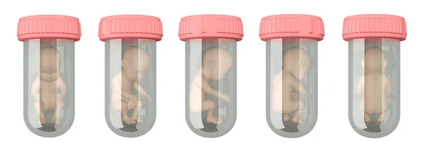 In vitro menselijk embryo — Stockfoto