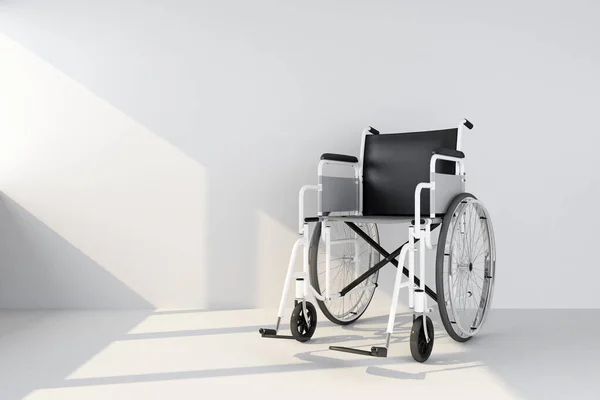 Rollstuhl in einem leeren Raum — Stockfoto