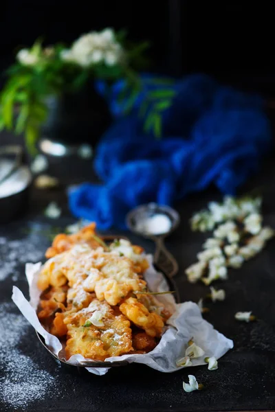 Acacia Fleur Fritters Style Rustic Selective Focus — Photo