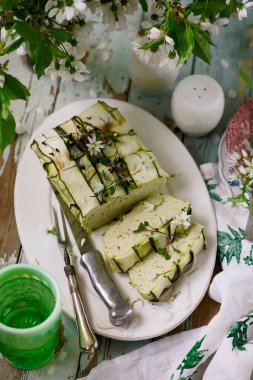 kabak tavuk sufle ... seçici odaklama