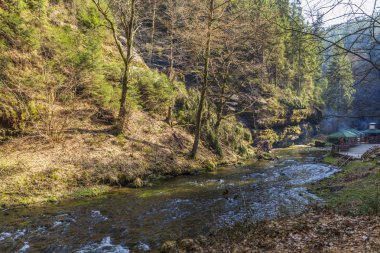 Edmund Gorge, boğaz Kamenice, bohem İsviçre, Çek Cumhuriyeti