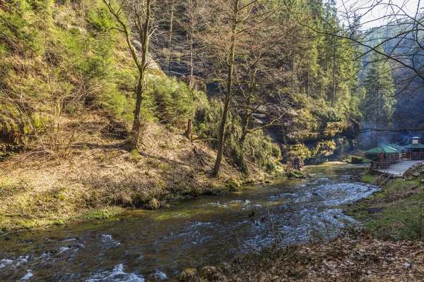 Edmund Gorge, boğaz Kamenice, bohem İsviçre, Çek Cumhuriyeti