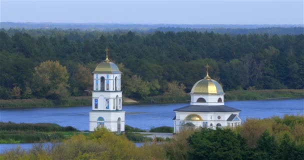 Преображение Церкви Ржищев Украина — стоковое видео