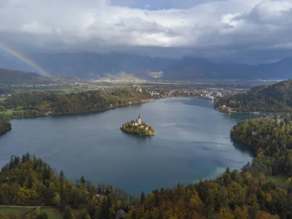 Lake Bled Julian Alps Eslovénia — Fotografia de Stock