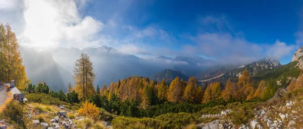 Mangart Saddle Julian Alps Slovenia — Stock Photo, Image