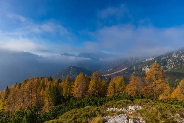 Mangart Siodło Alpy Julijskie Słowenia — Zdjęcie stockowe