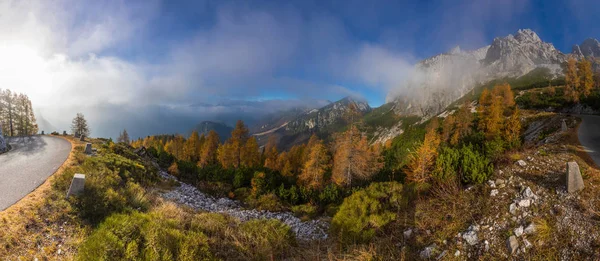 Mangart Saddle Julian Alps Slovenia — Stock Photo, Image