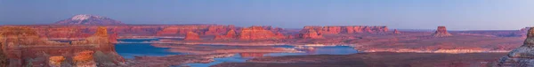 Puesta Sol Alstrom Point Lake Powell Arizona —  Fotos de Stock