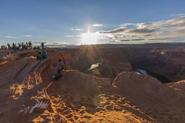 Horseshoe Bend Arizona Сша — стоковое фото